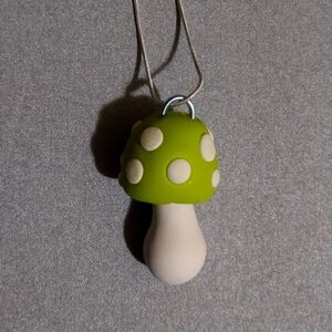 Mushroom necklace